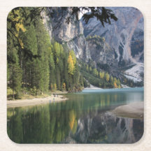 Lac alpin et reflets - dessous de verre photograph