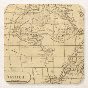 Dessous-de-verre Carré En Papier L'Afrique 11