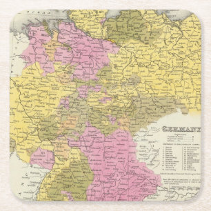 Dessous-de-verre Carré En Papier L'Allemagne 13