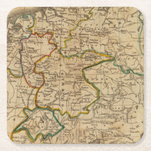 Dessous-de-verre Carré En Papier L'Allemagne 29