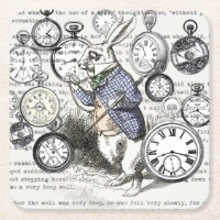 Lapin Blanc Alice au Pays des Merveilles Horloges
