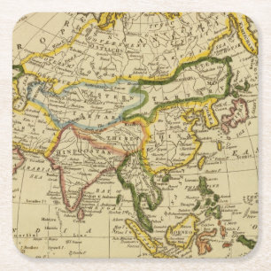 Dessous-de-verre Carré En Papier L'Asie 27