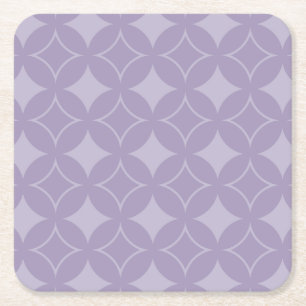 Dessous-de-verre Carré En Papier Lavender shippo motif