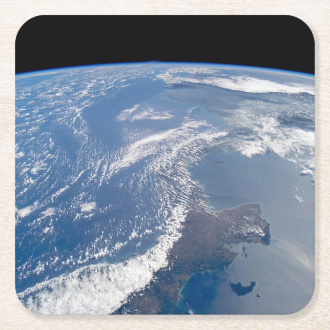 Dessous-de-verre Carré En Papier Le canal de Panama. (Devant)