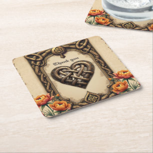 Dessous-de-verre Carré En Papier Le coeur des dieux anciens :