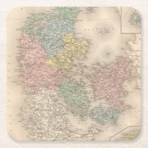 Dessous-de-verre Carré En Papier Le Danemark 2 2