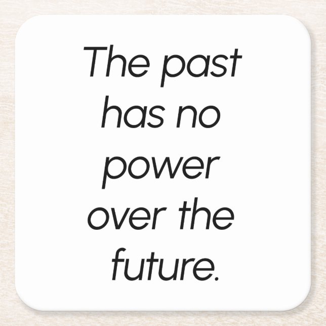 Dessous-de-verre Carré En Papier Le Dessous de verre du papier passé (Devant)