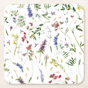 Dessous-de-verre Carré En Papier Le Meadow Fleur sauvage scandinave