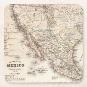 Dessous-de-verre Carré En Papier Le Mexique 8