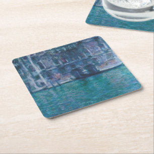 Dessous-de-verre Carré En Papier Le palais de Mula Claude Monet