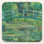 Dessous-de-verre Carré En Papier Le Pont Japonais (Etang Lily), Monet<br><div class="desc">Oscar-Claude Monet (14 novembre 1840 - 5 décembre 1926) était un peintre français, un fondateur de la peinture impressionniste française et le praticien le plus constant et le plus prolifique de la philosophie du mouvement d'exprimer ses perceptions avant la nature, surtout en ce qui concerne la peinture en plein air...</div>