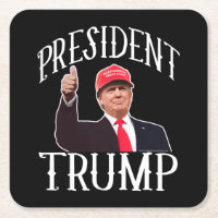 Le Président Donald Trump Red Hat manie