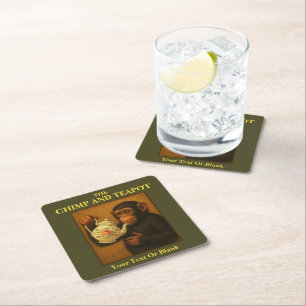 Dessous-de-verre Carré En Papier Le Pub De Chimp Et Teapot