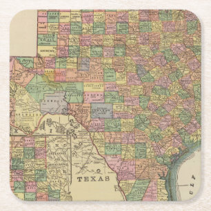 Dessous-de-verre Carré En Papier Le Texas 13