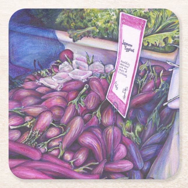 Dessous-de-verre Carré En Papier Le Whisk Well pour la soupe de baleine (Devant)