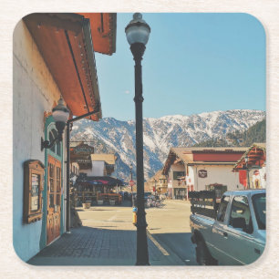 Dessous-de-verre Carré En Papier Leavenworth - Washington 