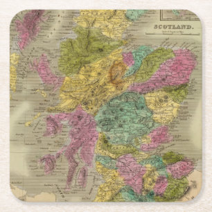 Dessous-de-verre Carré En Papier L'Ecosse 15