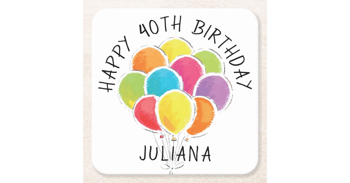Dessous De Verre Carre En Papier Les Ballons Colores De Joyeux Anniversaire Zazzle Fr Dessous De Verre Carre En Papier Les Ballons Colores De Joyeux Anniversaire Zazzle Fr