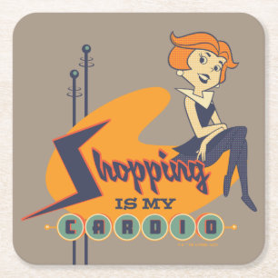 Dessous-de-verre Carré En Papier Les Jetsons Le shopping est ma thérapie