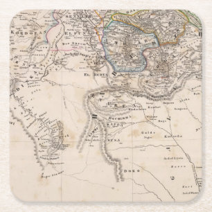 Dessous-de-verre Carré En Papier L'Ethiopie, Somalie, Afrique