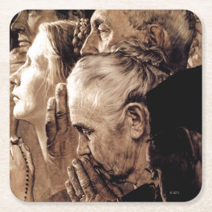 Dessous-de-verre Carré En Papier Liberté de culte