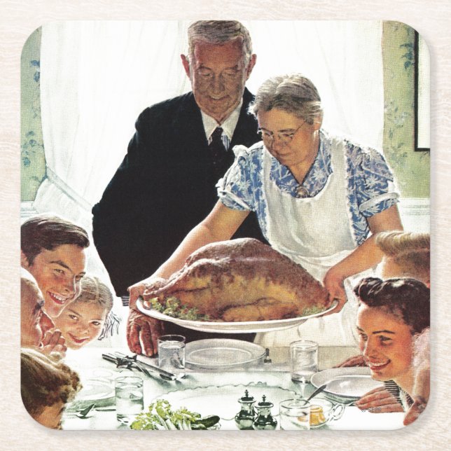 Dessous-de-verre Carré En Papier Liberté de la volonté (Devant)