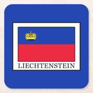 Dessous-de-verre Carré En Papier Liechtenstein