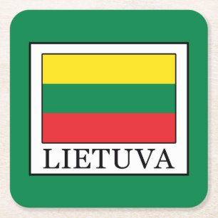 Dessous-de-verre Carré En Papier Lietuva