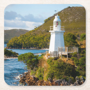 Dessous-de-verre Carré En Papier Lighthouses Bonnet Island Lighthouse