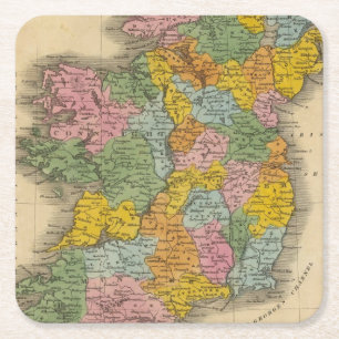 Dessous-de-verre Carré En Papier L'Irlande 10
