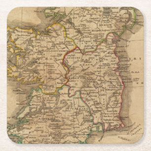Dessous-de-verre Carré En Papier L'Irlande 4 2