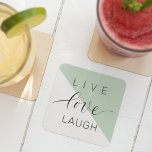 Dessous-de-verre Carré En Papier Live Love Lauder Motivation Positive Citation<br><div class="desc">Live Love Lauder Motivation Positive Citation</div>