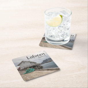 Dessous-de-verre Carré En Papier Lofoten Norvège