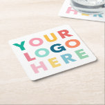 Dessous-de-verre Carré En Papier Logo d'entreprise personnalisé Fournitures d'événe<br><div class="desc">Vous recherchez des articles promotionnels pour votre événement professionnel ? Consultez ces Dessous de verre de papier Carré sur mesure Business Logo Company Party Event Supplies. Vous pouvez ajouter votre propre logo très facilement en cliquant sur le bouton personnaliser. Pas de commande minimum! Heureux Branding !</div>
