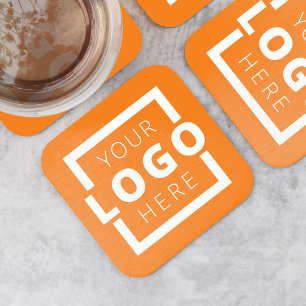 Dessous-de-verre Carré En Papier Logo d'entreprise promotionnel personnalisé de ma