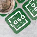 Dessous-de-verre Carré En Papier Logo d'entreprise promotionnel personnalisé en ver<br><div class="desc">Personnalisez facilement ce dessous de verre avec votre propre logo ou image personnalisée. Vous pouvez modifier la couleur de l'arrière - plan pour qu'elle corresponde à votre logo ou aux couleurs de votre entreprise. Les dessous de verre promotionnels customisés avec votre logo d'entreprise sont parfaits pour les dîners d'entreprise ou...</div>