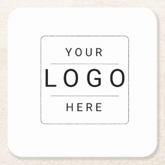 Dessous-de-verre Carré En Papier Logo personnalisé