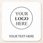 Dessous-de-verre Carré En Papier Logo promotionnel personnalisé - Pas de commande m<br><div class="desc">✨ Faites la promotion de votre entreprise facilement ! Obtenez des objets promotionnels personnalisés 🛍️ avec votre logo 🖋️ - pas de commande minimum requis. Parfait pour le marketing,  les événements 🎉 et les 🚀 de marque d'entreprise. Personnalisé pour votre entreprise !</div>