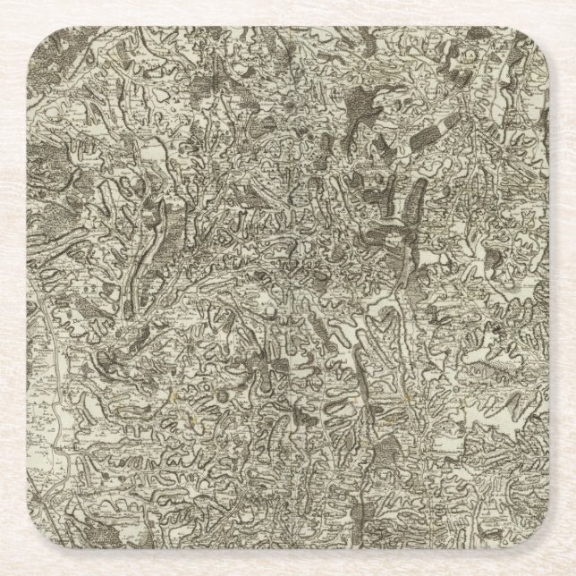 Dessous-de-verre Carré En Papier Macon (Devant)
