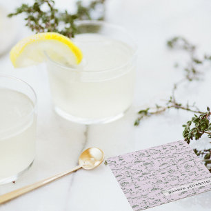 Dessous-de-verre Carré En Papier Mahjong Personnalisé Purple toile