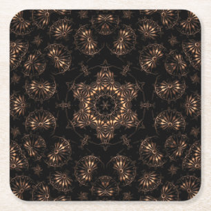 Dessous-de-verre Carré En Papier Mandala de l'âge de bronze