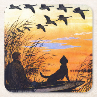 Dessous-de-verre Carré En Papier Marais par Paul Bransom