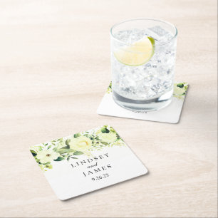 Dessous-de-verre Carré En Papier Mariage