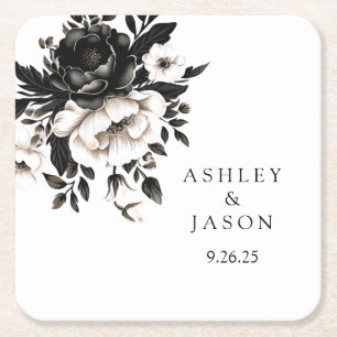 Dessous-de-verre Carré En Papier Mariage