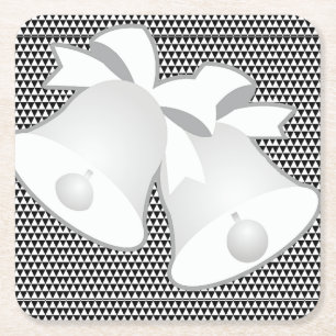 Dessous-de-verre Carré En Papier Mariage Bells