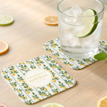 Mariage Champêtre au Citron à l'Aquarelle Italien 