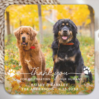 Mariage de chien de compagnie Merci Script Photo M