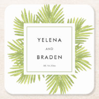 Mariage de palmiers tropicaux