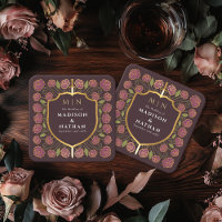 Mariage médiéval de fantaisie Monogramme Epée & Bo