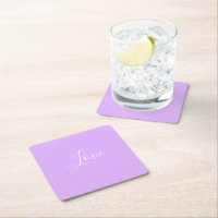 Mariage minimaliste Pastel Mauve couleur solide pe